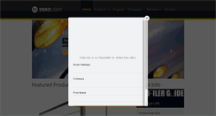 Desktop Screenshot of deko-light.com.hk